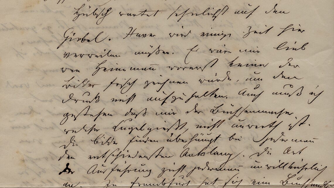 Briefe von Lucian Reich an seine Eltern und seinen Schwager 1853-1880