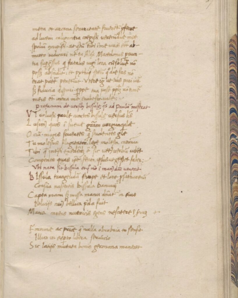 alte Handschrift aus dem 15. Jahrhundert sehr gut lesbar