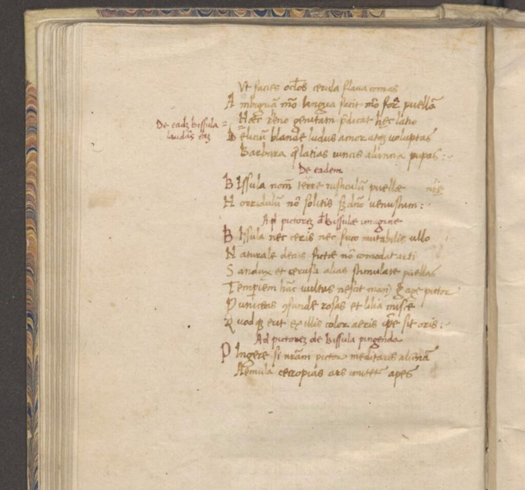 alte Handschrift aus dem 15. Jahrhundert sehr gut lesbar