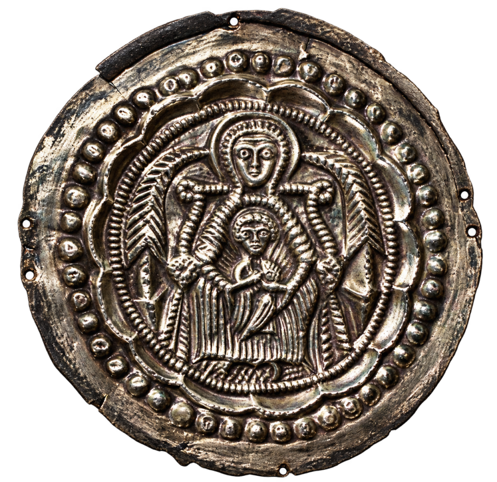 Mittlere Phalere mit Madonna und Jesuskind