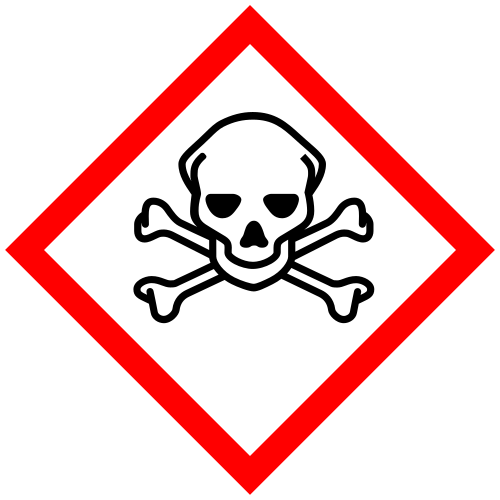 global harmonisierte System zur Einstufung und Kennzeichnung von Chemikalien (GHS) - Totenkopf mit gekreuzten Knochen
